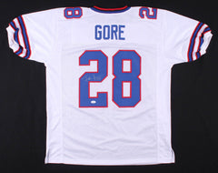 Frank Gore Signed Buffalo Bills White Jersey (JSA COA) 5×Pro Bowl Running Back