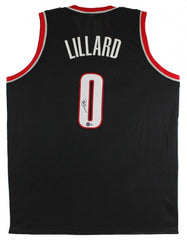 Damian Lillard Signed Portland Trail Blazer Jersey (Beckett) 6xAll Star Pt Guard