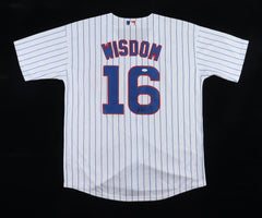 Patrick Wisdom Signed Chicago Cubs Pinstriped Nike Jersey (JSA COA) 3rd Baseman