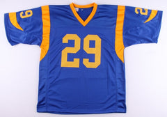 Eric Dickerson Signed Rams Throwback Jersey Inscribed "HOF 99" (Schwartz COA)