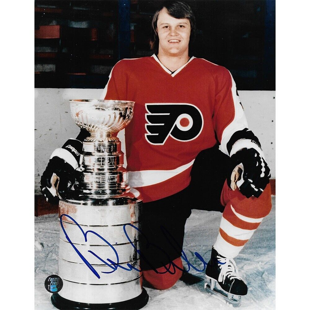 Flyers Legends Pennant Signed (5) Parent, Barber, Macleish, Watson, Kindachuk
