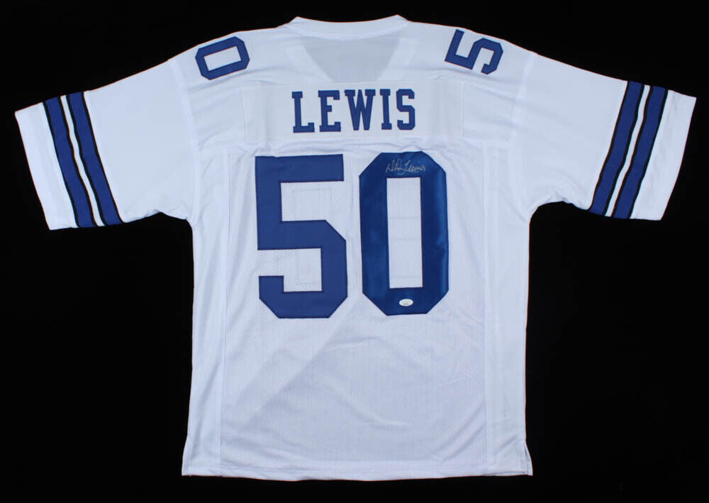 D. D. Lewis Signed Dallas Cowboys Jersey (JSA COA) 2xSuper Bowl Champ (VI, XII)