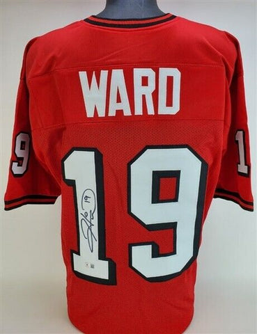 Hines Ward Signed Georgia Bulldogs Jersey (Beckett) Super Bowl XL MVP W.R.