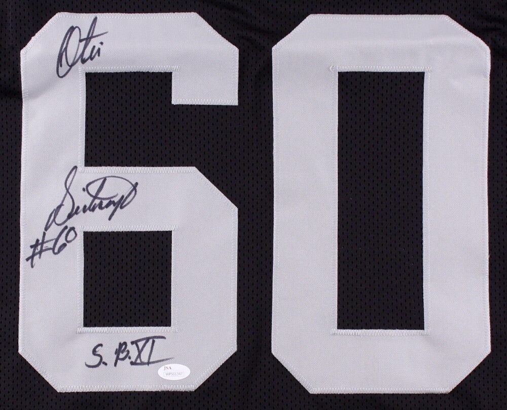 Otis Sistrunk Signed Raiders Jersey Inscribed 'SB XI' (JSA COA) Super –