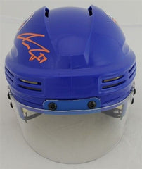 Anders Lee Signed New York Islander Hockey Mini Helmet (Beckett) All Star Winger