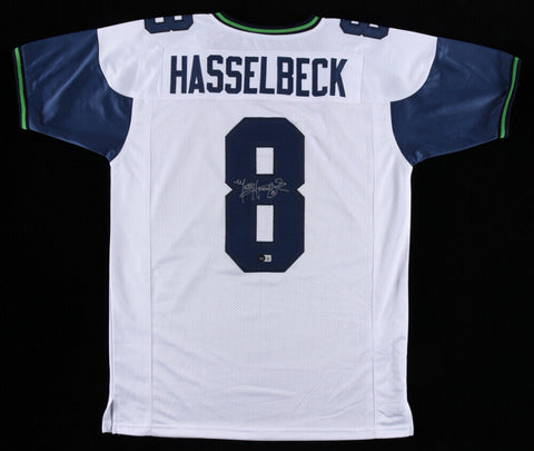 Matt Hasselbeck Signed Seahawks Jersey (Beckett) Seattle Quarterback 2001-2010