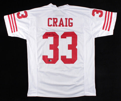 Roger Craig Signed San Francisco 49ers Jersey (Beckett Holo) 3xSuper Bowl Champ