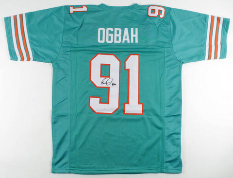 Emmanuel Ogbah Signed Miami Dolphins Jersey (JSA COA) Super Bowl LIV Champion DE