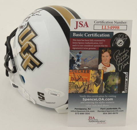 Jaylon Robinson Signed UCF Knight Mini-Helmet (JSA COA) Central Florida Star WR