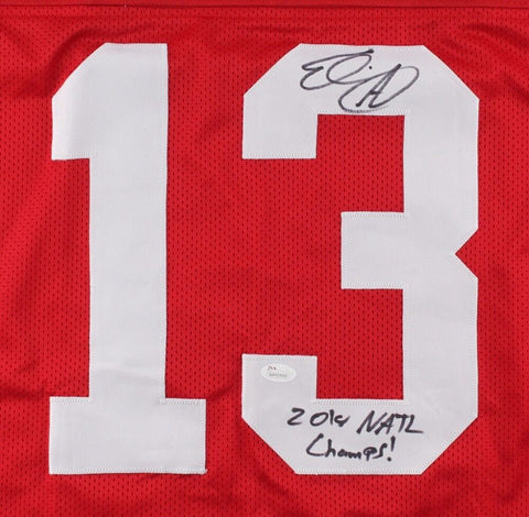 Eli Apple Signed Ohio State Buckeyes Jersey Inscribed "2014 NATL Champs!" (JSA)