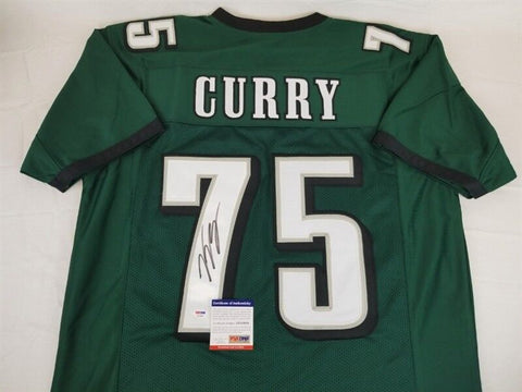 Vinny Curry Signed Eagles Jersey (PSA COA) Pro Bowl (2017) Super Bowl LII Champ