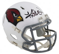 Kurt Warner Signed Arizona Cardinals Mini Helmet (Beckett) 4×Pro Bowl Q.B.