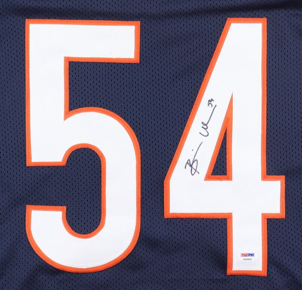 Brian Urlacher Autographed and Framed Chicago Bears Jersey