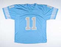 Greg Landry Signed Lions Jersey (RSA Hologram) Detroit Starting QB (1968–1978)