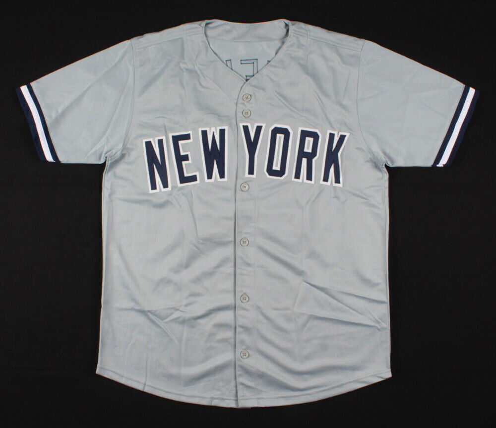 Lou Piniella Autographed New York Custom Gray Baseball Jersey