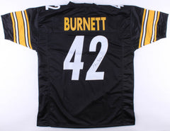 Morgan Burnett Signed Steelers Jersey (TSE COA) Pittsburgh Strong Safety