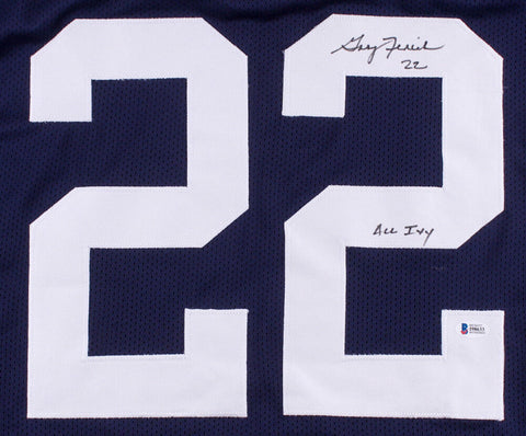 Gary Fencik Signed Yale Bulldogs Jersey Inscribed "ALL IVY" (Beckett Hologram)