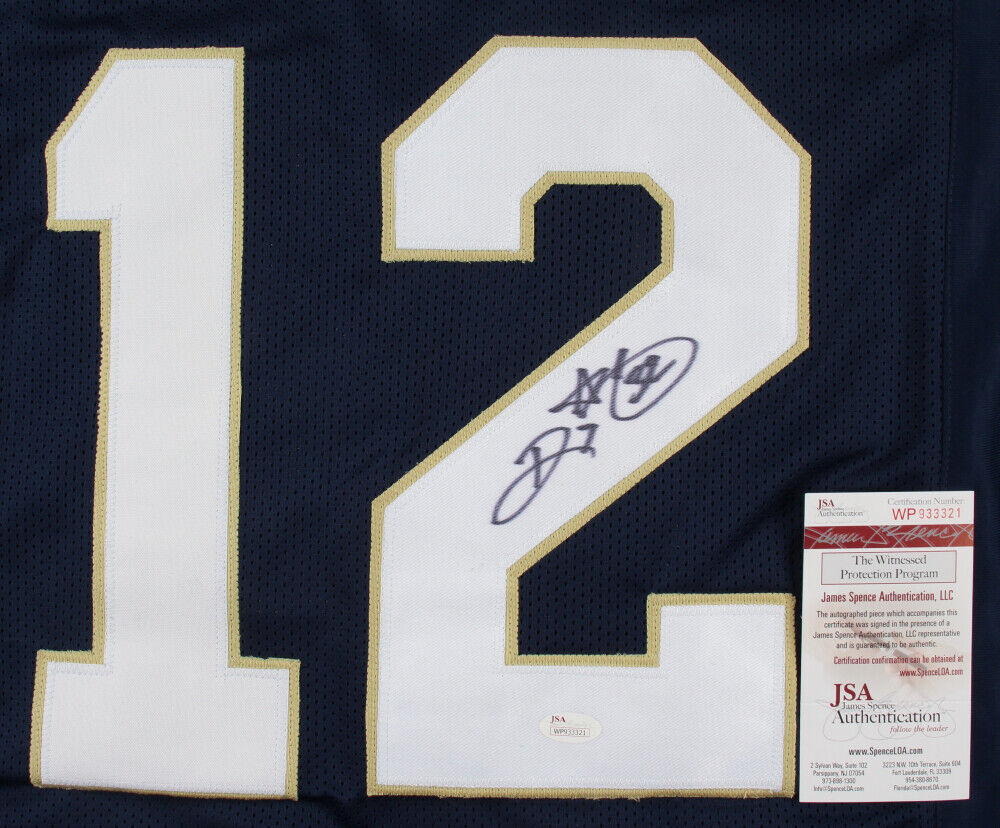 Ricky Watters Signed Notre Dame Fighting Irish Jersey (JSA COA) 49er A –