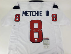 John Metchie II Signed Houston Texans Jersey (JSA COA) 2022 2nd Round Pick W.R.