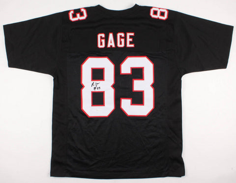 Russell Gage Signed Falcons Jersey (JSA Hologram) / Atlanta 3rd Yr Wide Receiver