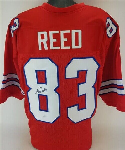 Andre Reed Signed Bills Jersey (JSA Holo) 7×Pro Bowl (1988–1994) / NFL HOF 2006