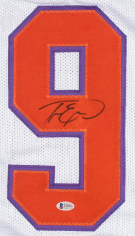 Travis Etienne Signed Clemson Tigers Jersey (Beckett COA) Jaguars 1st Rnd Pck RB