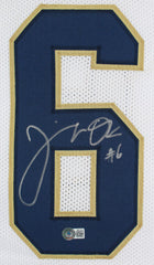 Jeremiah Owusu-Koramoah Signed Notre Dame Fighting Irish Jersey (Beckett COA)