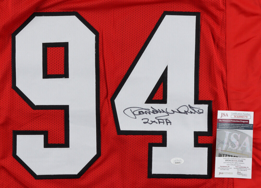 Randy White Maryland Terrapins Signed Jersey Ins '2xAA' (JSA COA