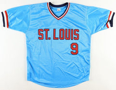 Terry Pendleton Signed St. Louis Cardinals Throwback Jersey (JSA COA) 1991 MVP