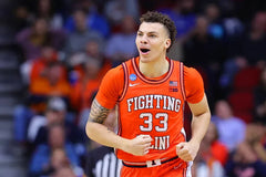 Coleman Hawkins Signed Illinois Fighting Illini Jersey (PSA) 2023 Senior Forward