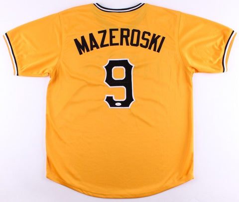Bill Mazeroski Signed Pirates Jersey (JSA) 10xAll Star / 2xWorld Series Champion
