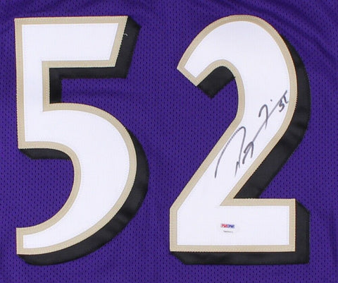 Ray Lewis Signed Ravens Jersey (PSA) 13xPro Bowl Linebacker / 2xSuper Bowl Champ