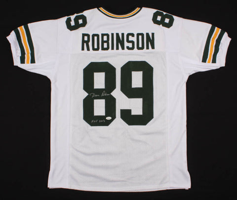 Dave Robinson SignedGreen Bay2 Packers Jersey Inscribed "HOF 2013" (JSA COA)