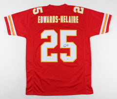 Clyde Edwards-Helaire Signed Kansas City Chiefs Jersey (Beckett COA) #1 Pk LSU