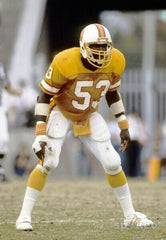 Hugh Green Signed Tampa Bay Buccaneer Creamsicle Jersey (JSA COA) 2xPro Bowl L.B
