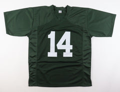 Johnny Lattner Signed Notre Dame Fighting Irish Jersey "Heisman 53" (JSA COA) FB