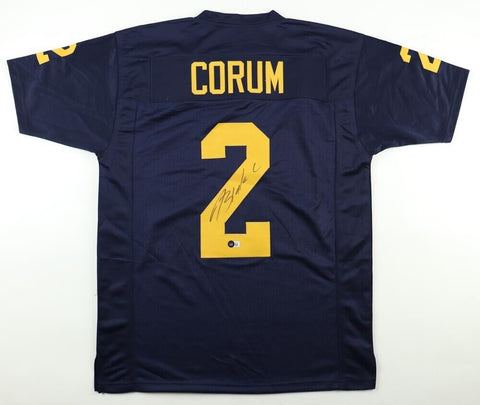Blake Corum Signed Michigan Jersey (JSA) Wolverines 2023 #1 Running Back