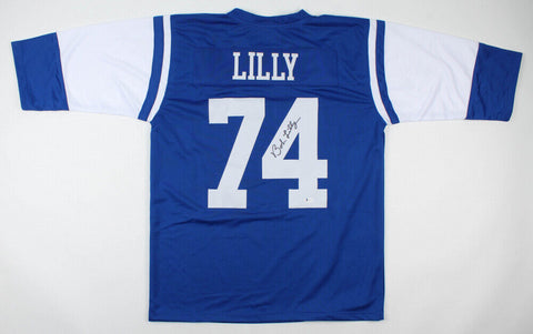 Bob Lilly Signed Cowboys Jersey (Beckett COA) 1st ever Dallas Draft pick 1961 DT