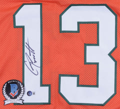 Gino Torretta Signed Miami Hurricanes Jersey (Beckett Holo) 1992 Heisman Trophy