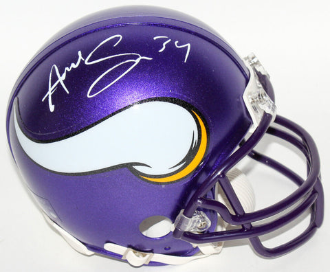 Andrew Sendejo Signed Vikings Mini-Helmet (TSE COA) Minnesota (2011–present)