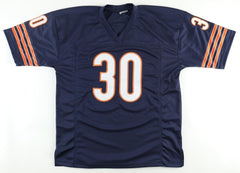 Mike Brown Signed Chicago Bears Jersey (PSA COA) 2000 2nd Round NFL Pk /Nebraska