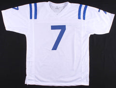Jacoby Brissett Signed Indianapolis Colts Jersey (JSA COA) 2016 3rd Rd Draft Pk
