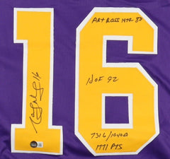 Marcel Dionne Signed Los Angeles Kings Purple Jersey / 4 Inscriptions (Beckett)