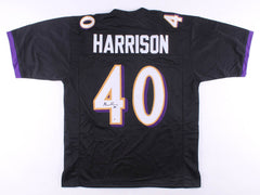 Malik Harrison Signed Baltimore Ravens Jersey (Beckett COA) Ohio State Linebackr