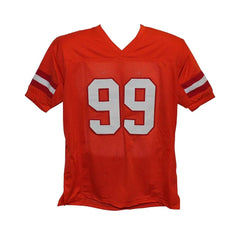 Warren Sapp Signed Tampa Bay Buccaneers Creamsicle Orange Jersey (Beckett)