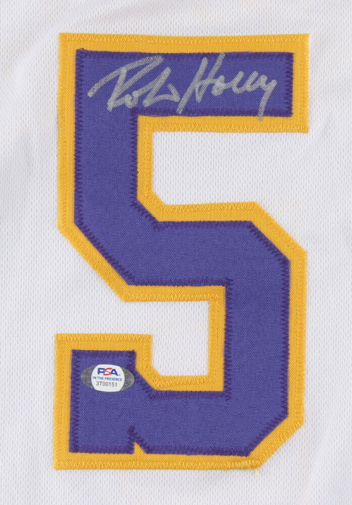 Robert Horry Signed Los Angeles Lakers Custom Jersey PSA COA