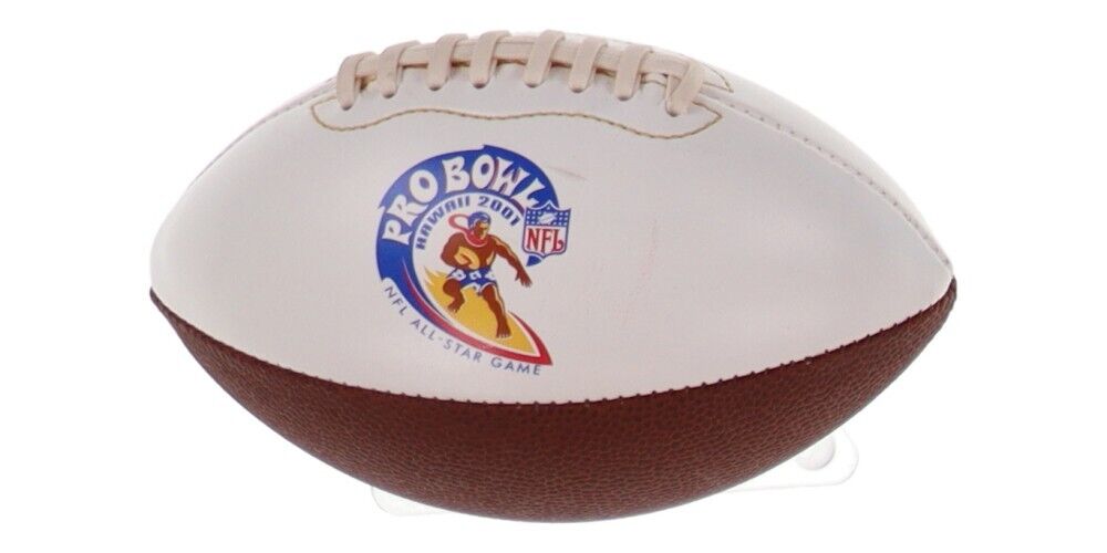 Mike Alstott Signed 2001 Pro Bowl Mini Football (PSA COA) Tampa Bay Bu –