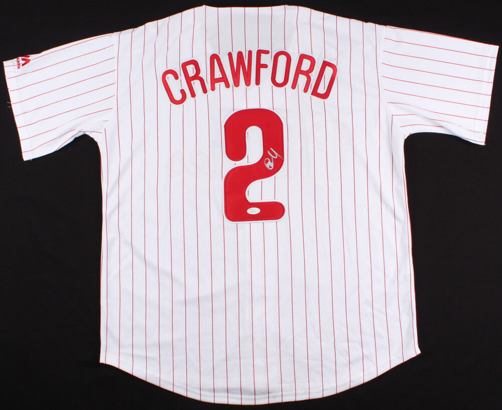 J.P. Crawford Signed Philadelphia Phillies  Jersey (JSA COA) Mariners Shortstop