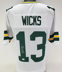 Dontayvion Wicks Signed Green Bay Packers Jersey (JSA COA) 2023 Draft Pick W.R.