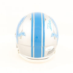 D'Andre Swift Signed Detroit Lions Speed Mini Helmet (JSA & Williams COA) R.B.